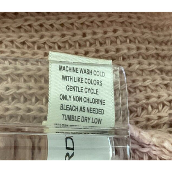 Neon Soul Pink Mock Neck Knit Sweater Size 1X Women's Fashion - Picture 6 of 9